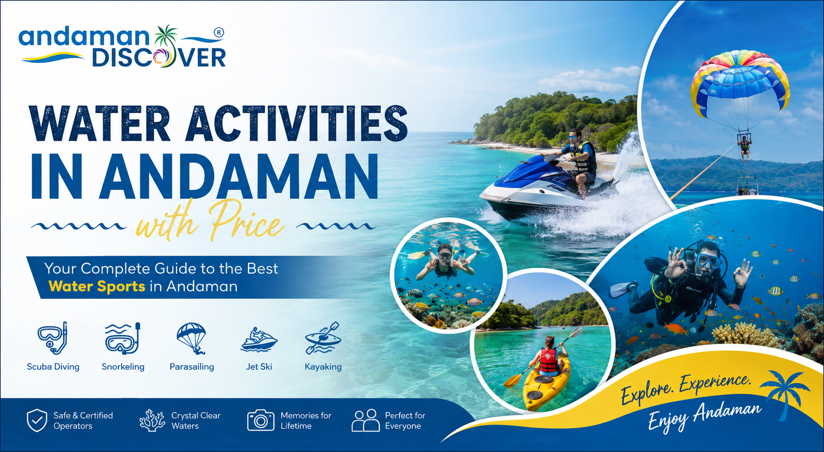 Water Activities in Andaman with Price: A Complete Guide to the Best Water Sports in Andaman