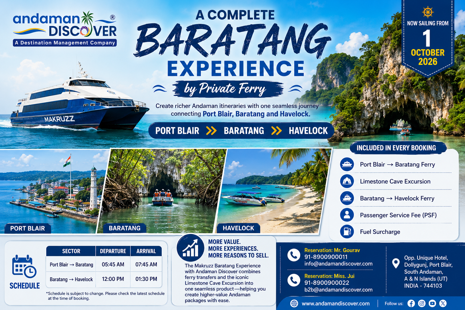 A Complete Baratang Experience by Private Ferry – Discover Baratang Like Never Before