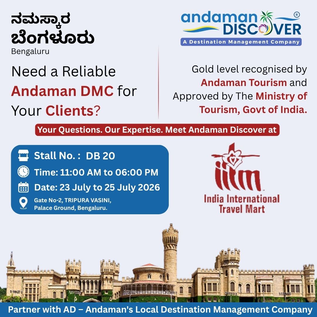 Meet Andaman Discover at IITM Bengaluru 2026 | Trusted Andaman DMC