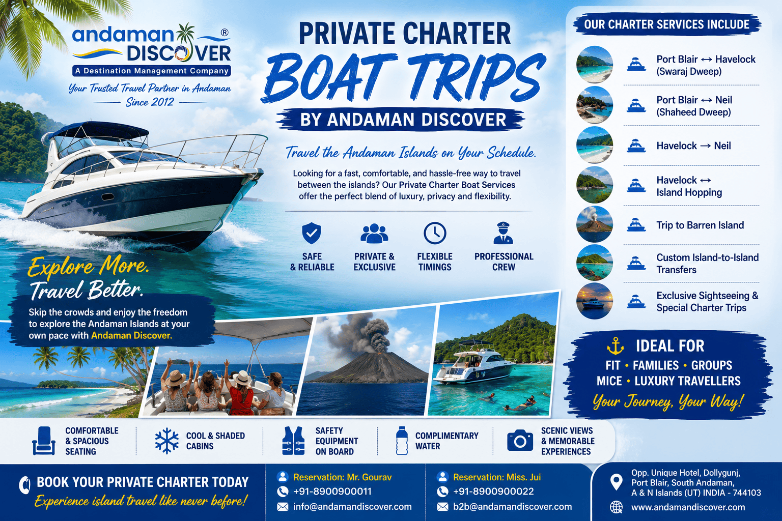Private Charter Boat Trips